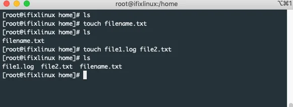 Creating File in Linux SSH